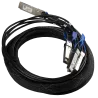 XQ+BC0003-XS+ QSFP28 to 4xSFP28 break-out cable (100G to 4x25G), 3m